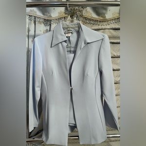 Blue stretch suit size 9/10 Three Piece Ice Blue Interview